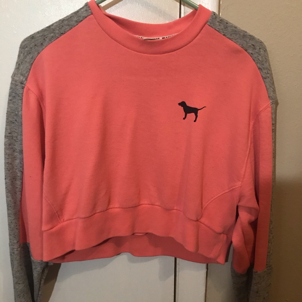 PINK cropped sweater